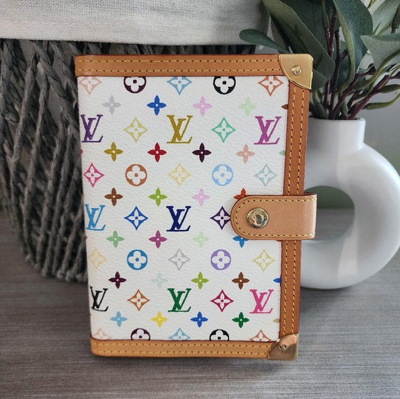 Louis Vuitton Handbags - Louis Vuitton Multi-Color Murakami Leather Agenda PM Diary Passport Holder